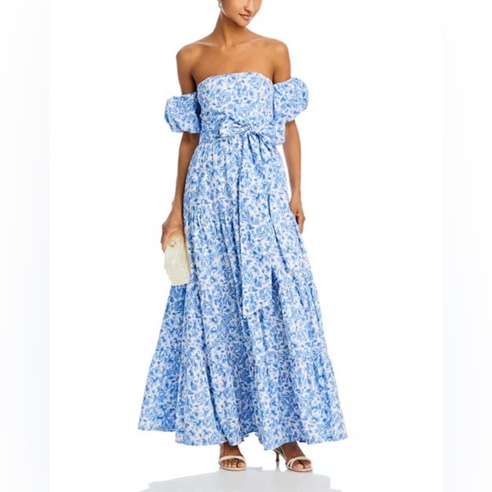 Garden party dress from Bloomingdale’s